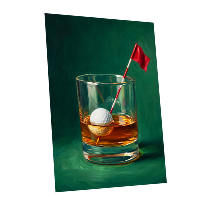 Whiskey Golf Glass