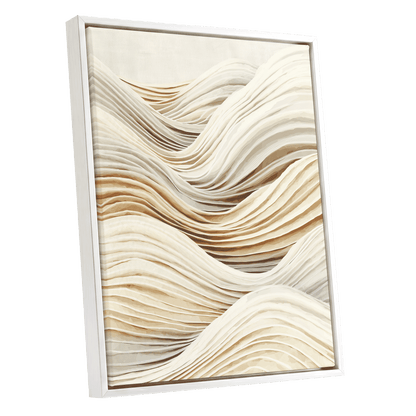 Ivory Layered Waves