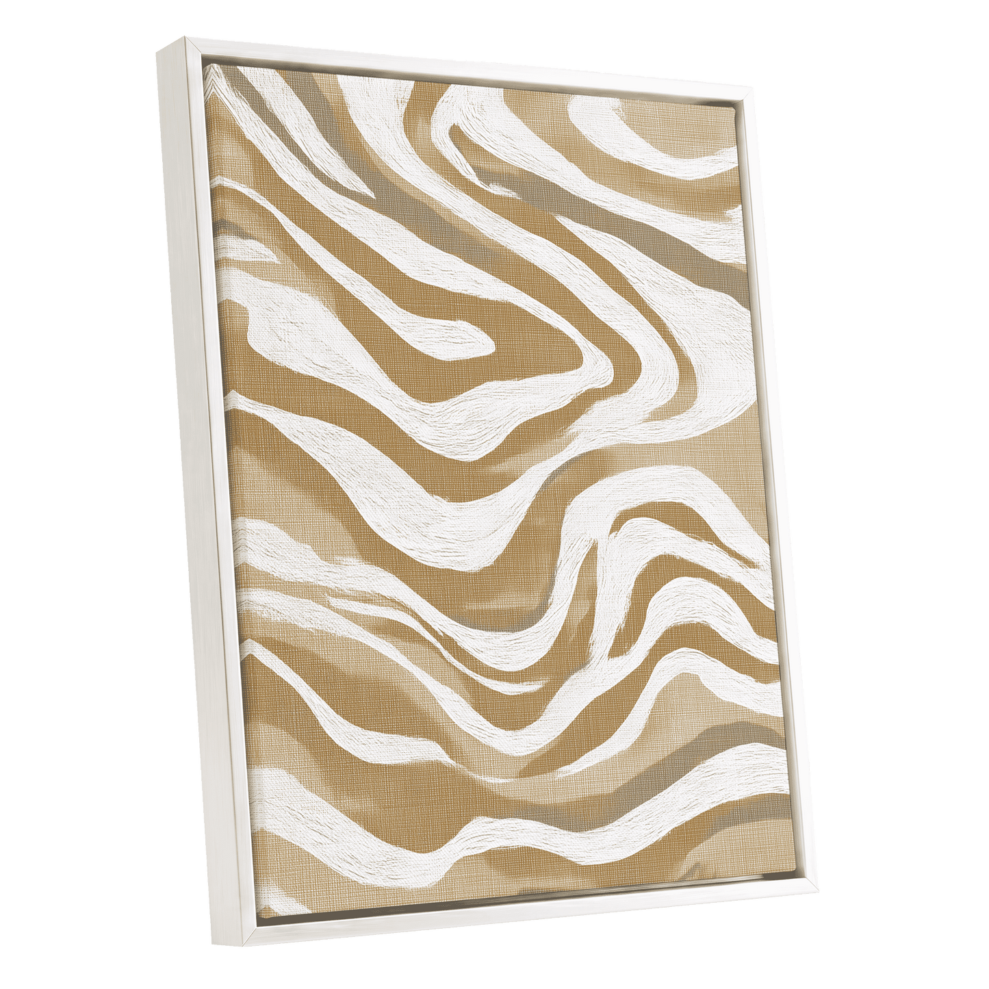 Ochre Flow Abstract