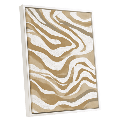 Ochre Flow Abstract