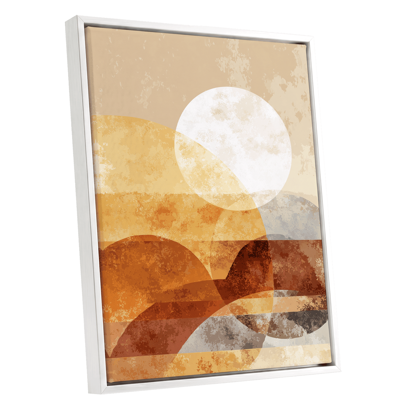 Amber Geometric Sunrise