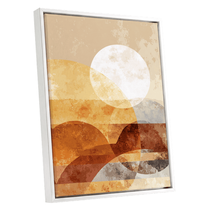 Amber Geometric Sunrise
