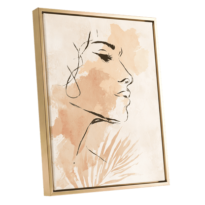 Pastel Feminine Line Art