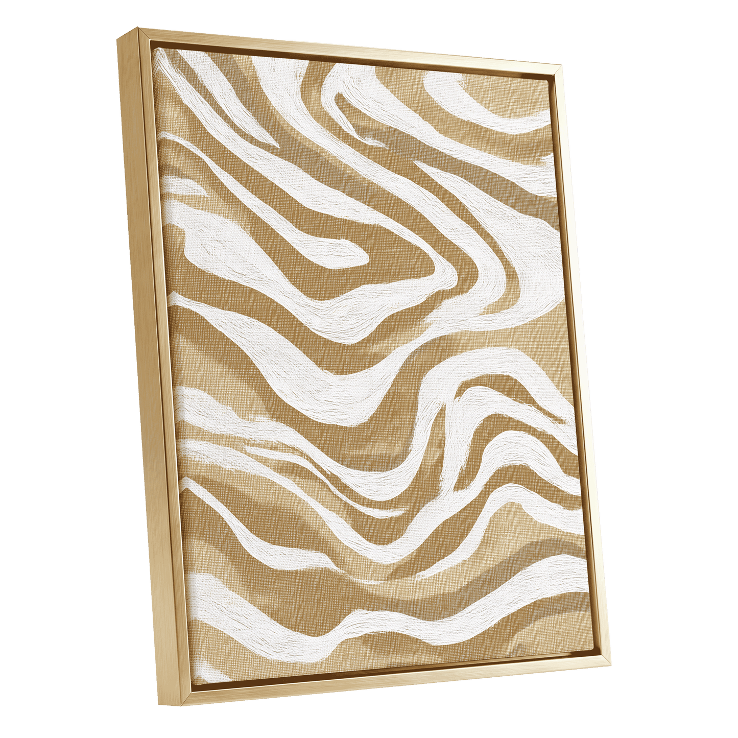 Ochre Flow Abstract