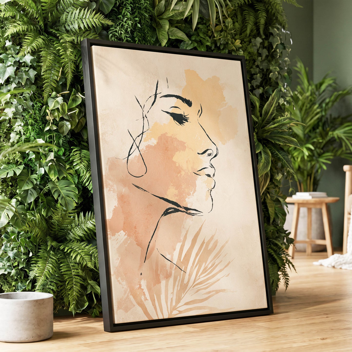 Pastel Feminine Line Art