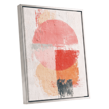 Coral Abstract Balance