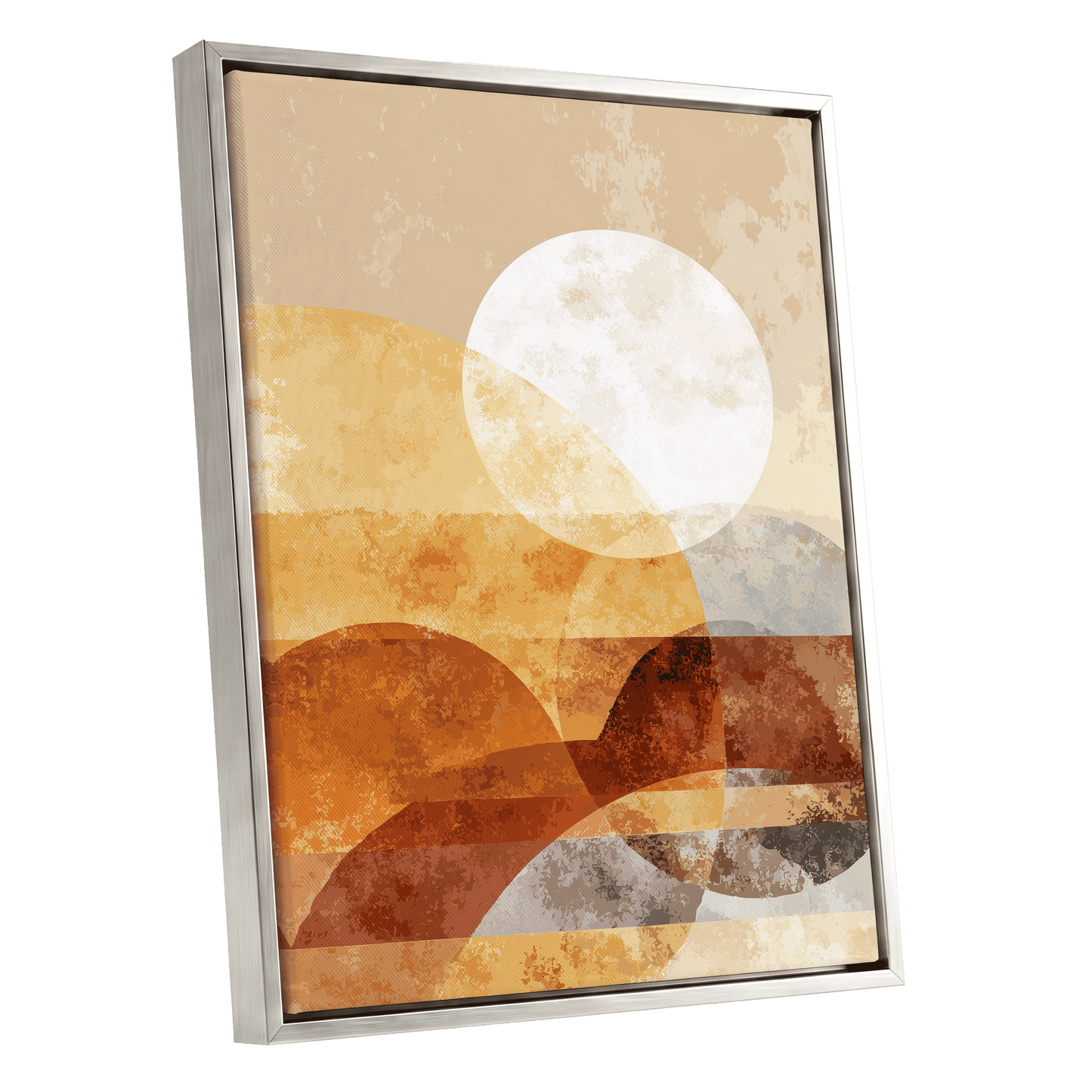Amber Geometric Sunrise