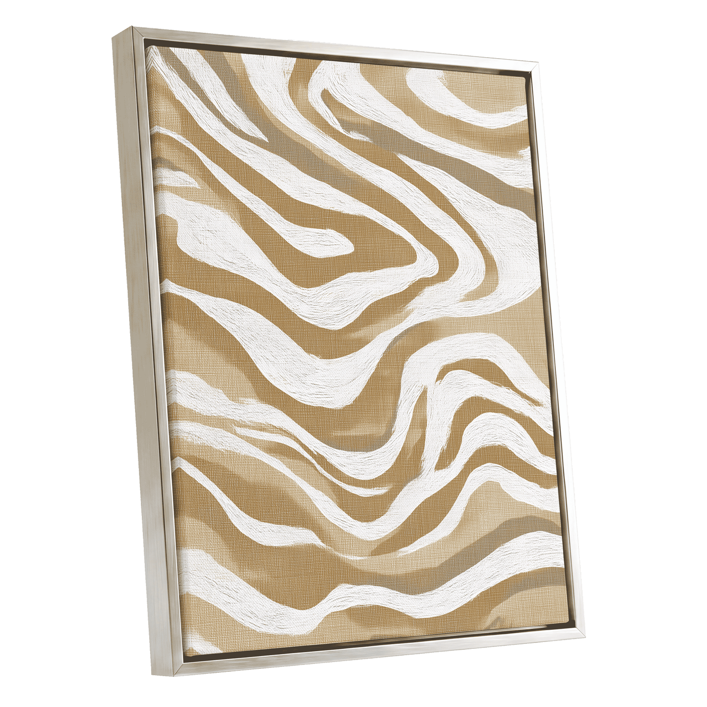 Ochre Flow Abstract