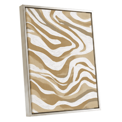 Ochre Flow Abstract