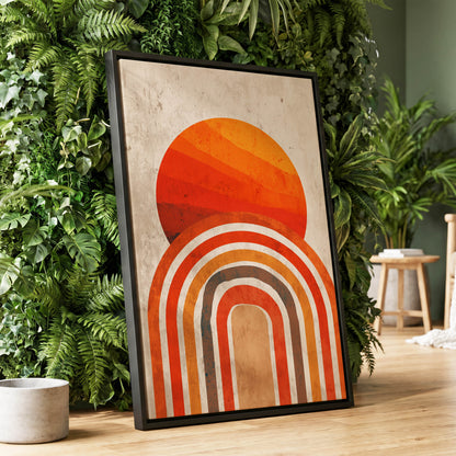 Retro Sunset Arches