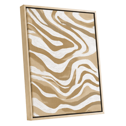 Ochre Flow Abstract