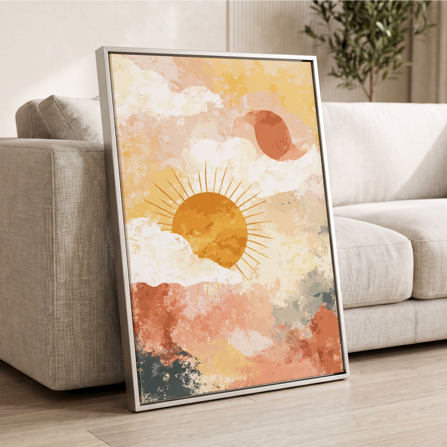 Pastel Sunrise Clouds
