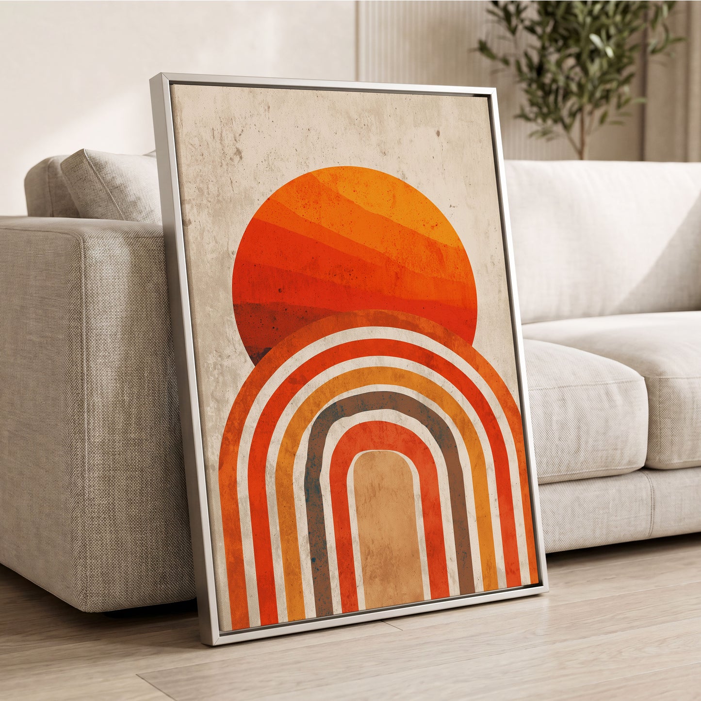 Retro Sunset Arches