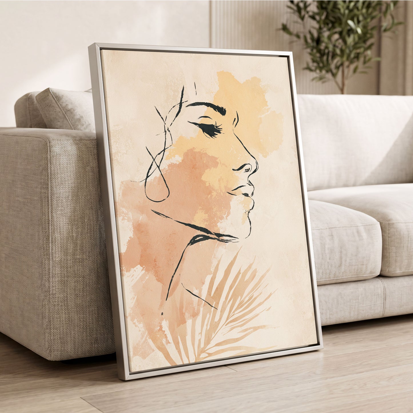 Pastel Feminine Line Art