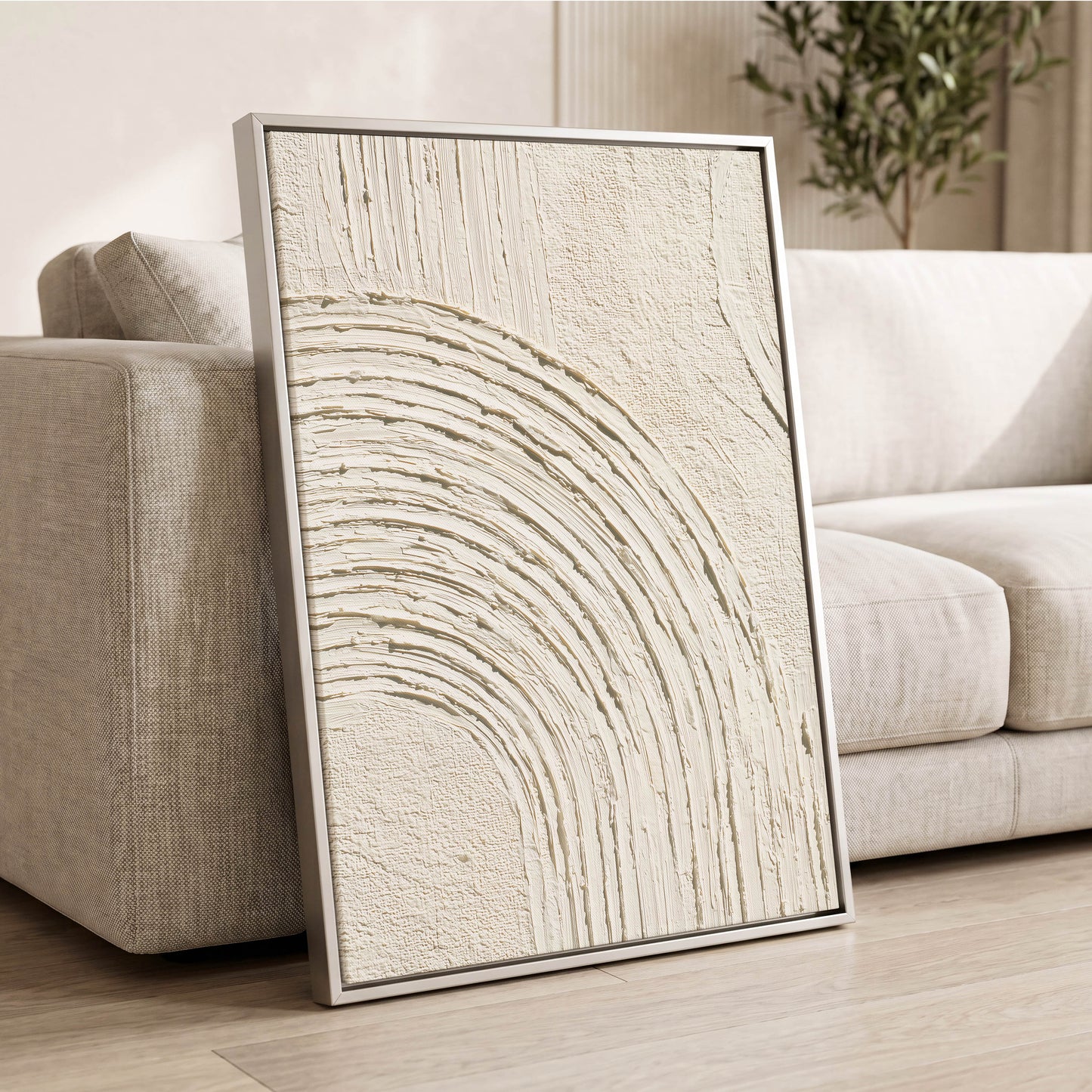 Soft Ivory Arch Texture