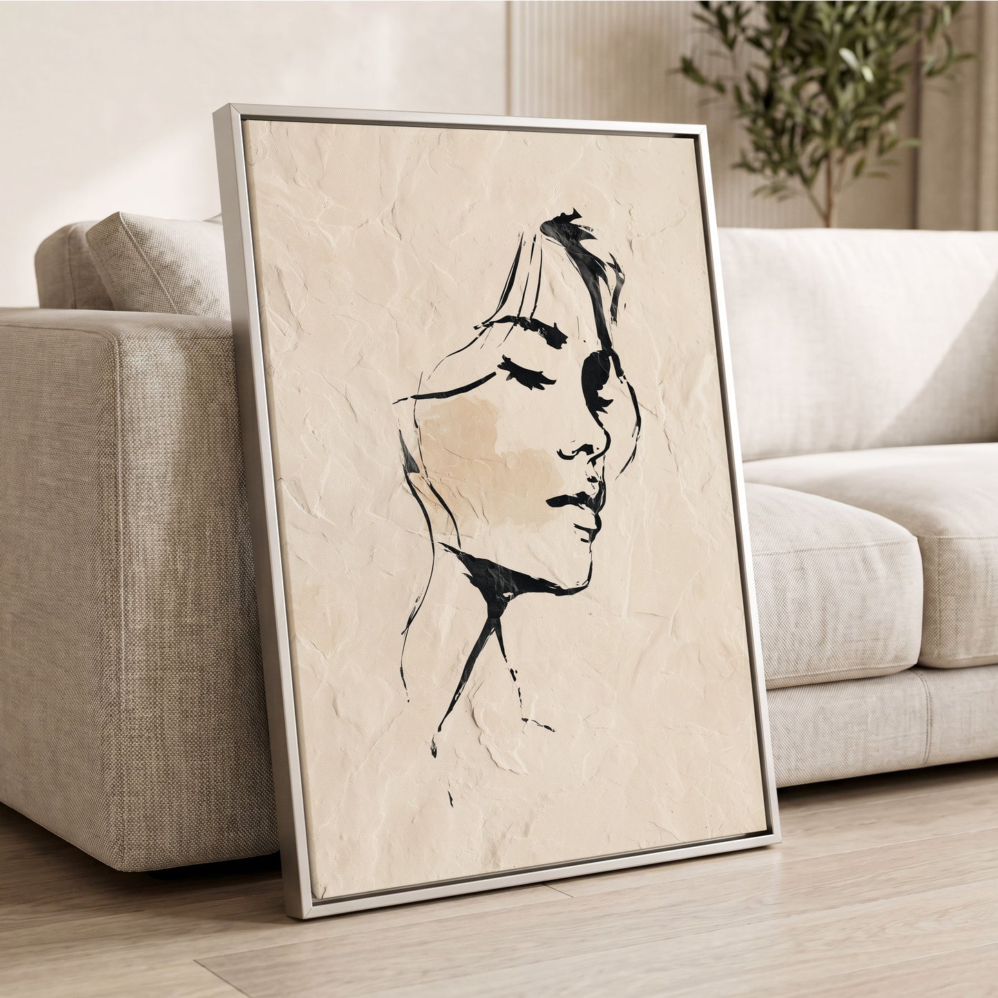 Minimal Woman Portrait