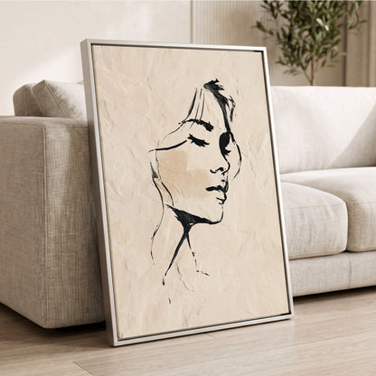 Minimal Woman Portrait