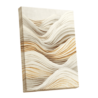 Ivory Layered Waves