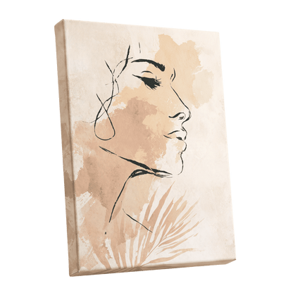 Pastel Feminine Line Art