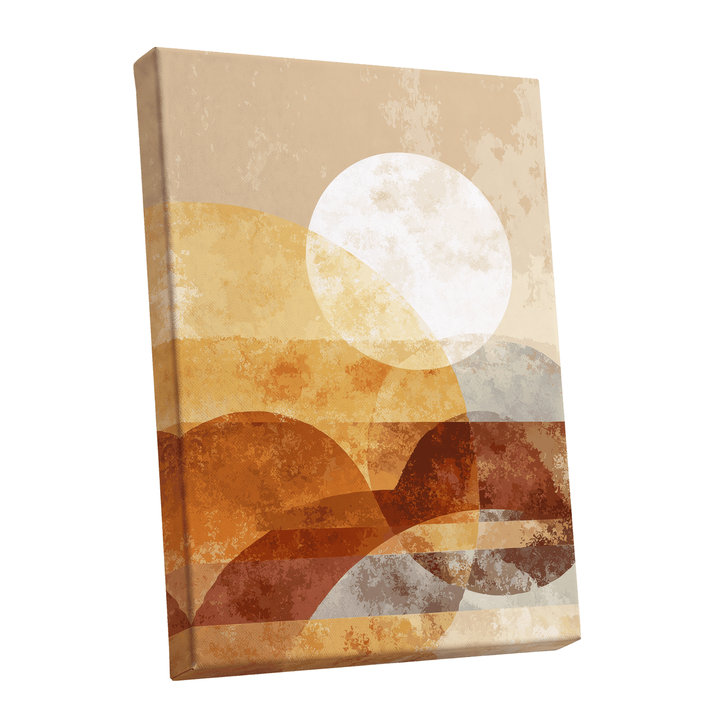 Amber Geometric Sunrise