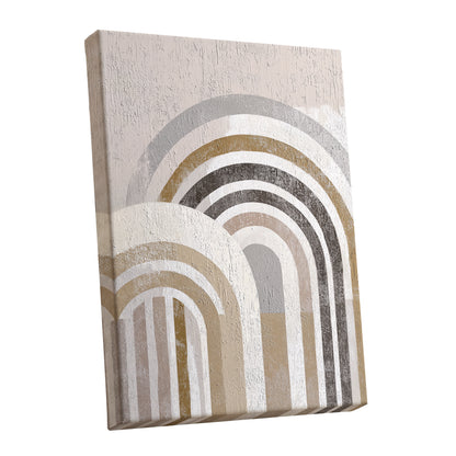 Neutral Textured Rainbow Arch Wall Art