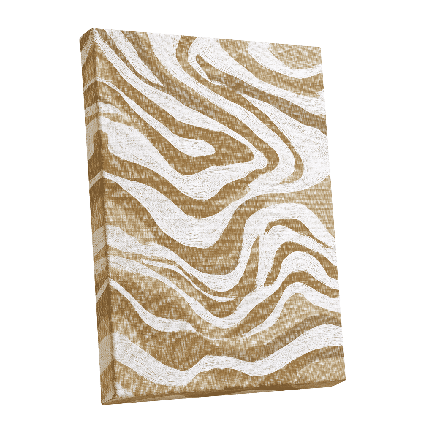 Ochre Flow Abstract