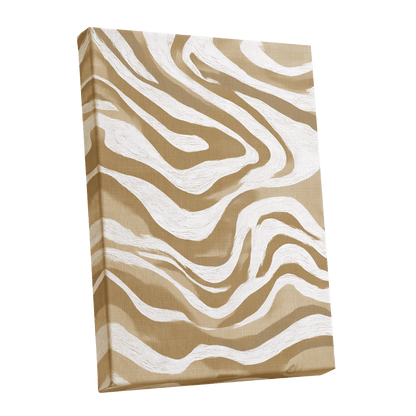 Ochre Flow Abstract