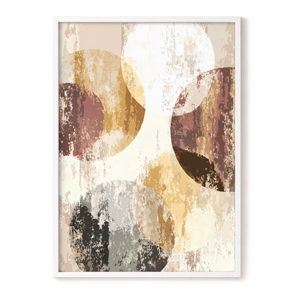 Neutral Terracotta Abstract Wall Art