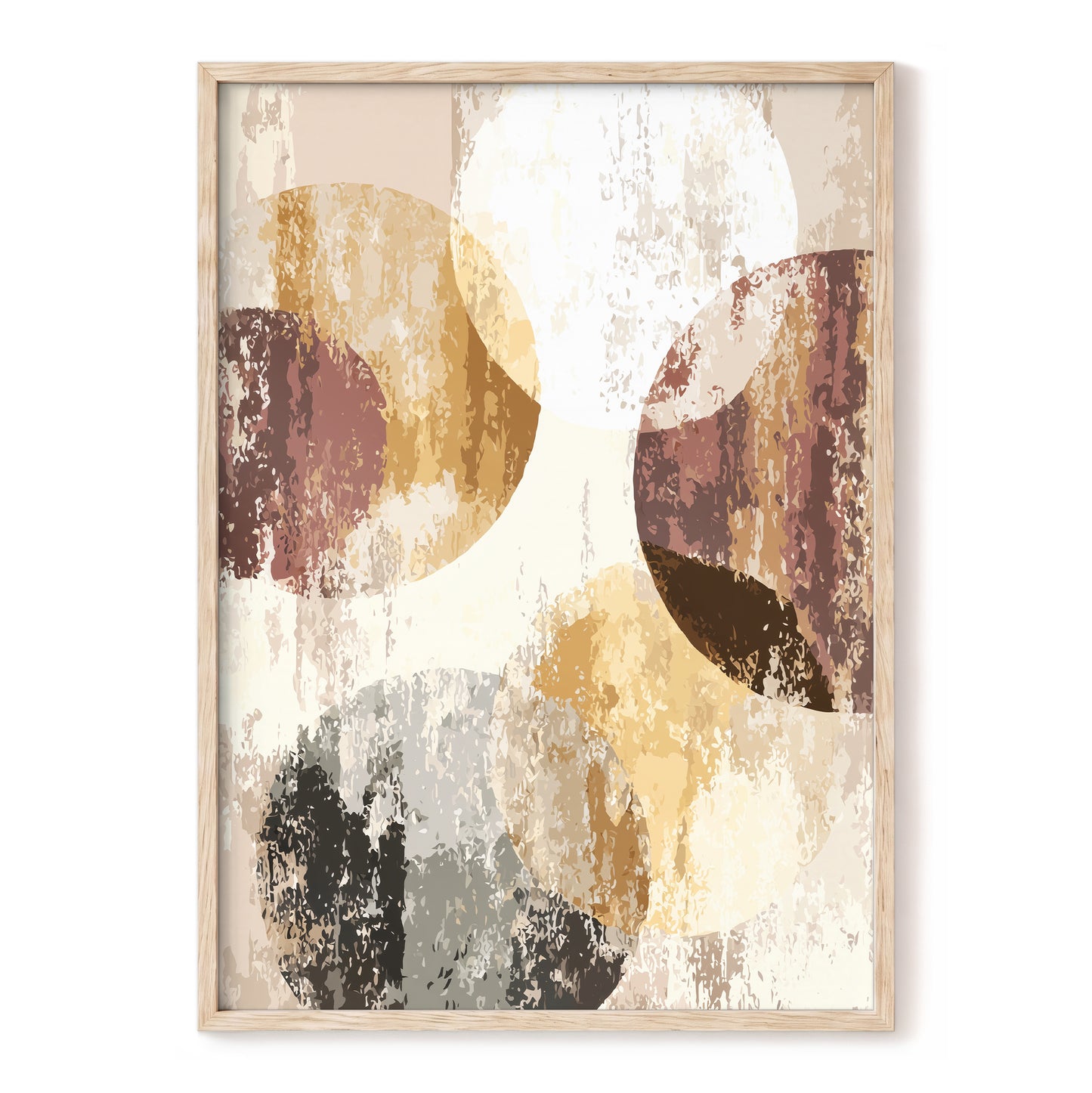 Neutral Terracotta Abstract Wall Art