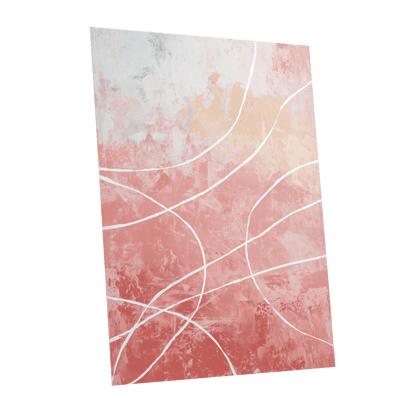 Blush Flow Line Abstract