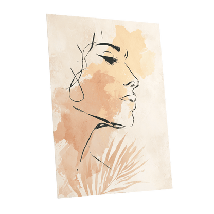Pastel Feminine Line Art