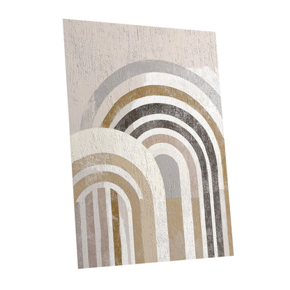 Neutral Textured Rainbow Arch Wall Art