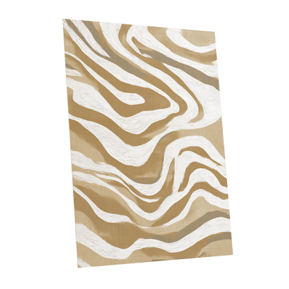Ochre Flow Abstract