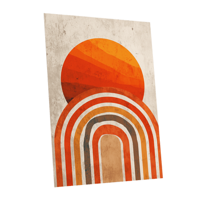 Retro Sunset Arches