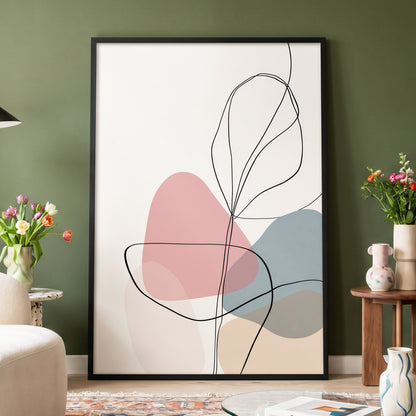 Pastel Botanical Lines
