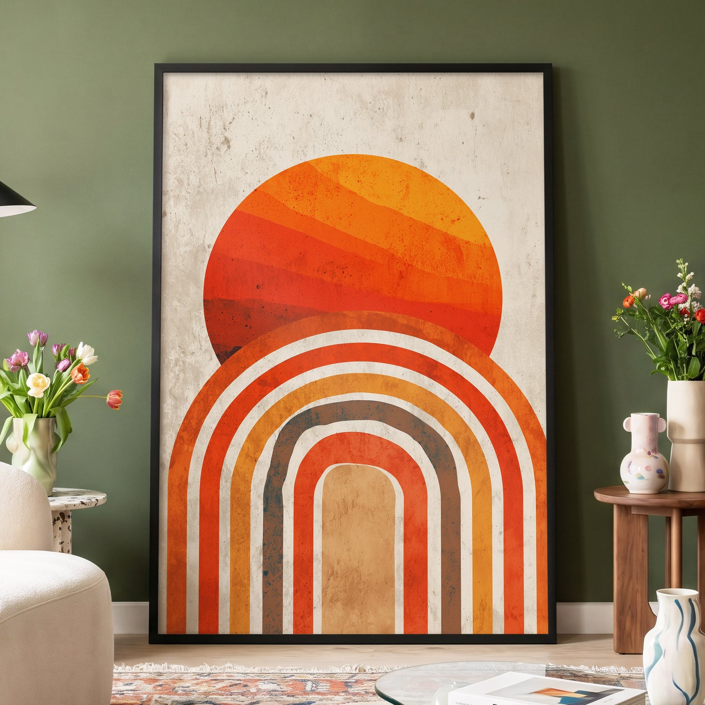 Retro Sunset Arches