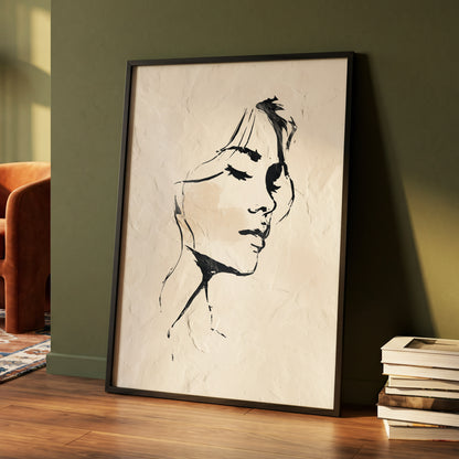 Minimal Woman Portrait