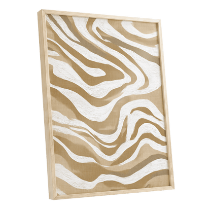 Ochre Flow Abstract