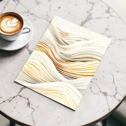 Ivory Layered Waves