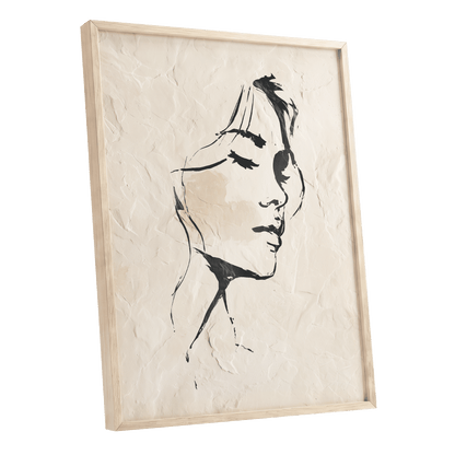 Minimal Woman Portrait