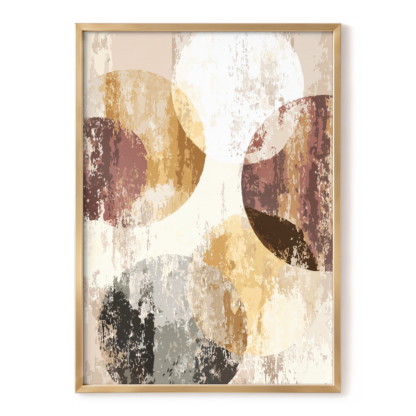 Neutral Terracotta Abstract Wall Art