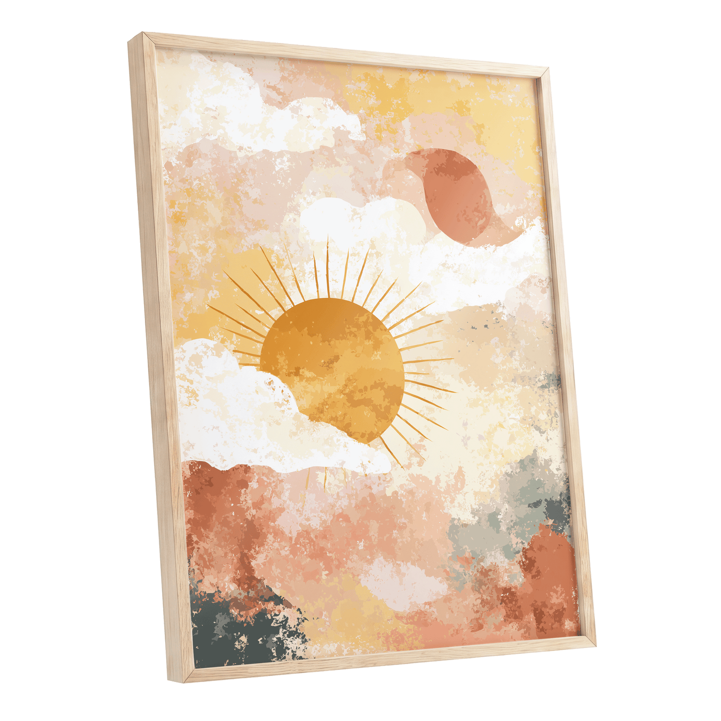 Pastel Sunrise Clouds