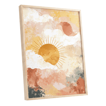 Pastel Sunrise Clouds