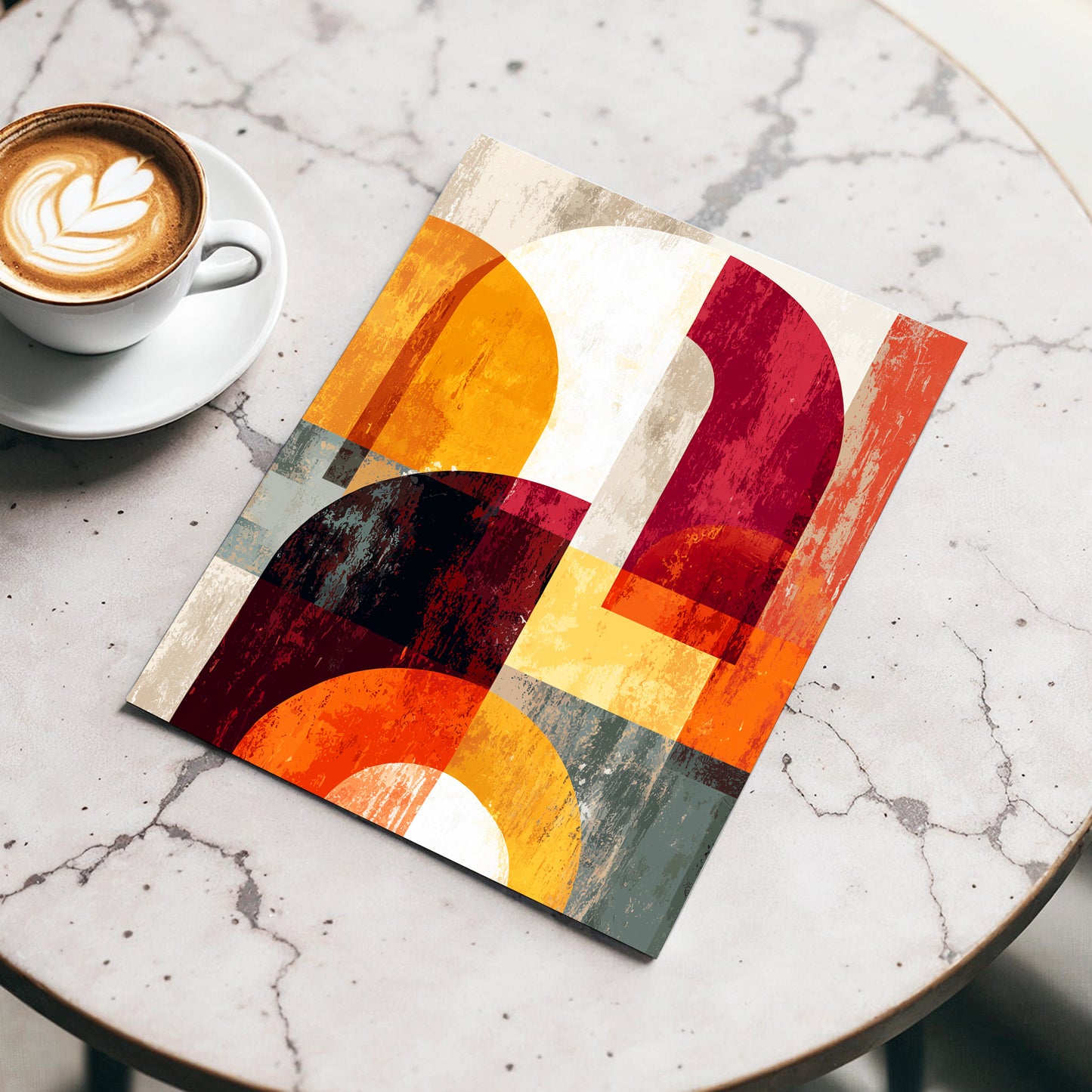 Bold Autumn Geometry