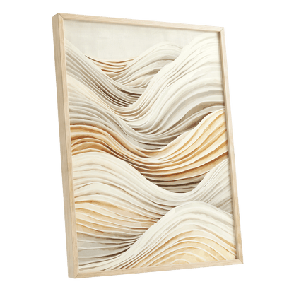 Ivory Layered Waves