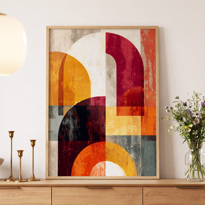 Bold Autumn Geometry
