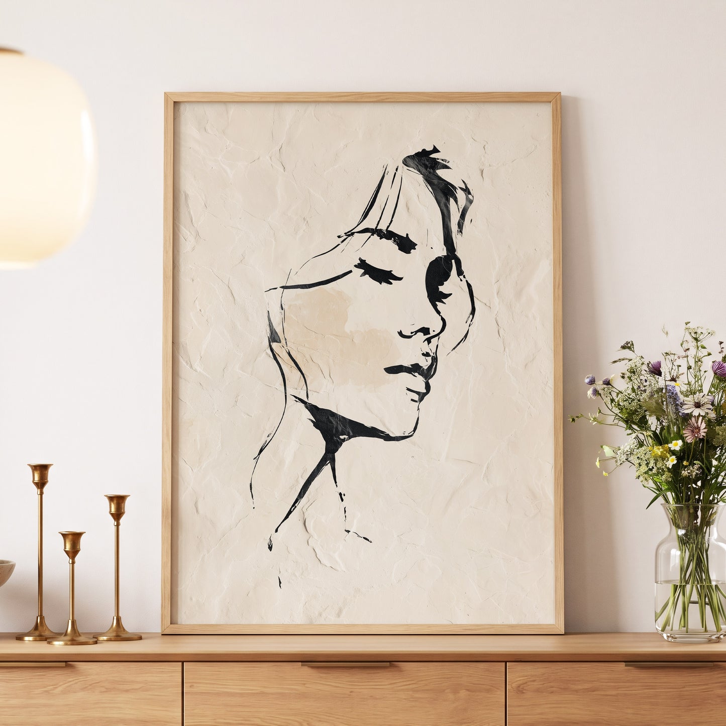 Minimal Woman Portrait