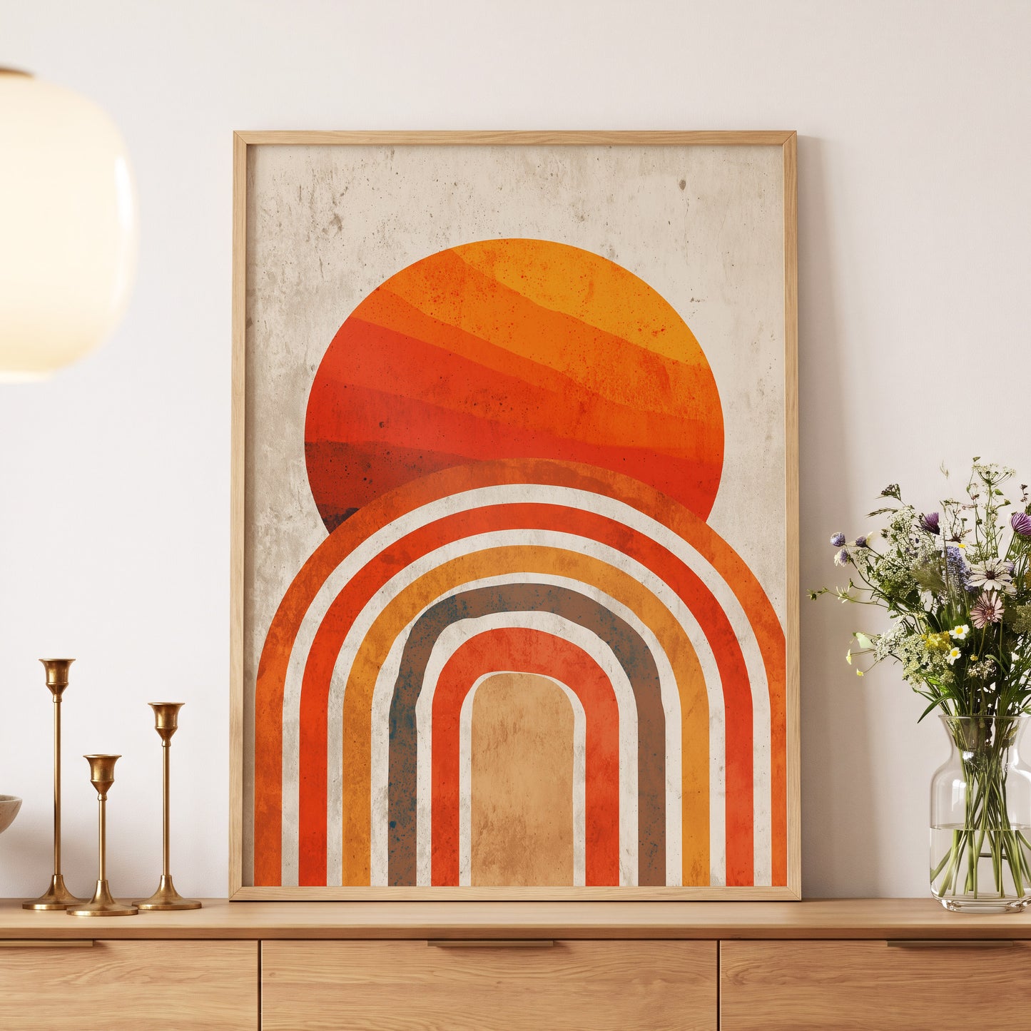 Retro Sunset Arches