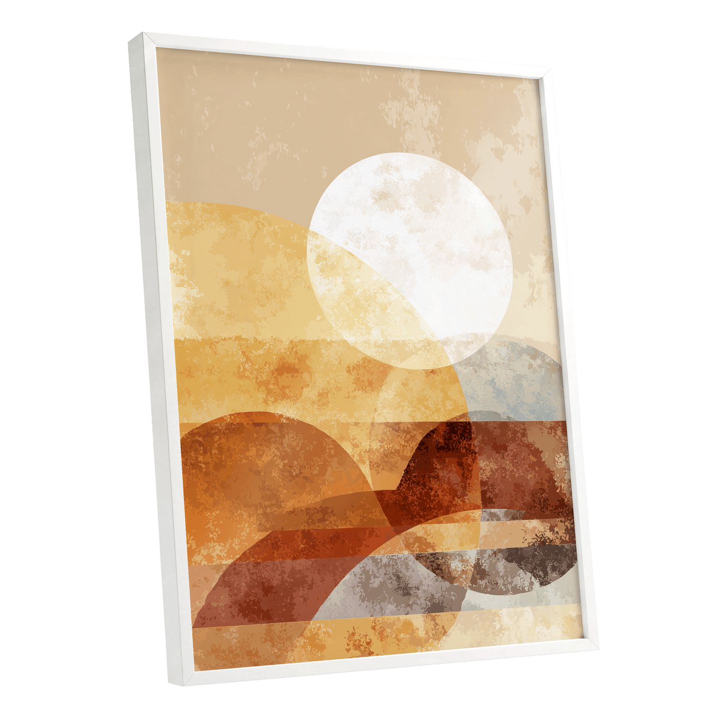 Amber Geometric Sunrise