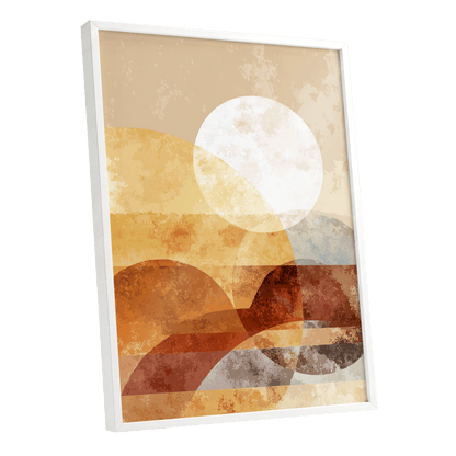 Amber Geometric Sunrise